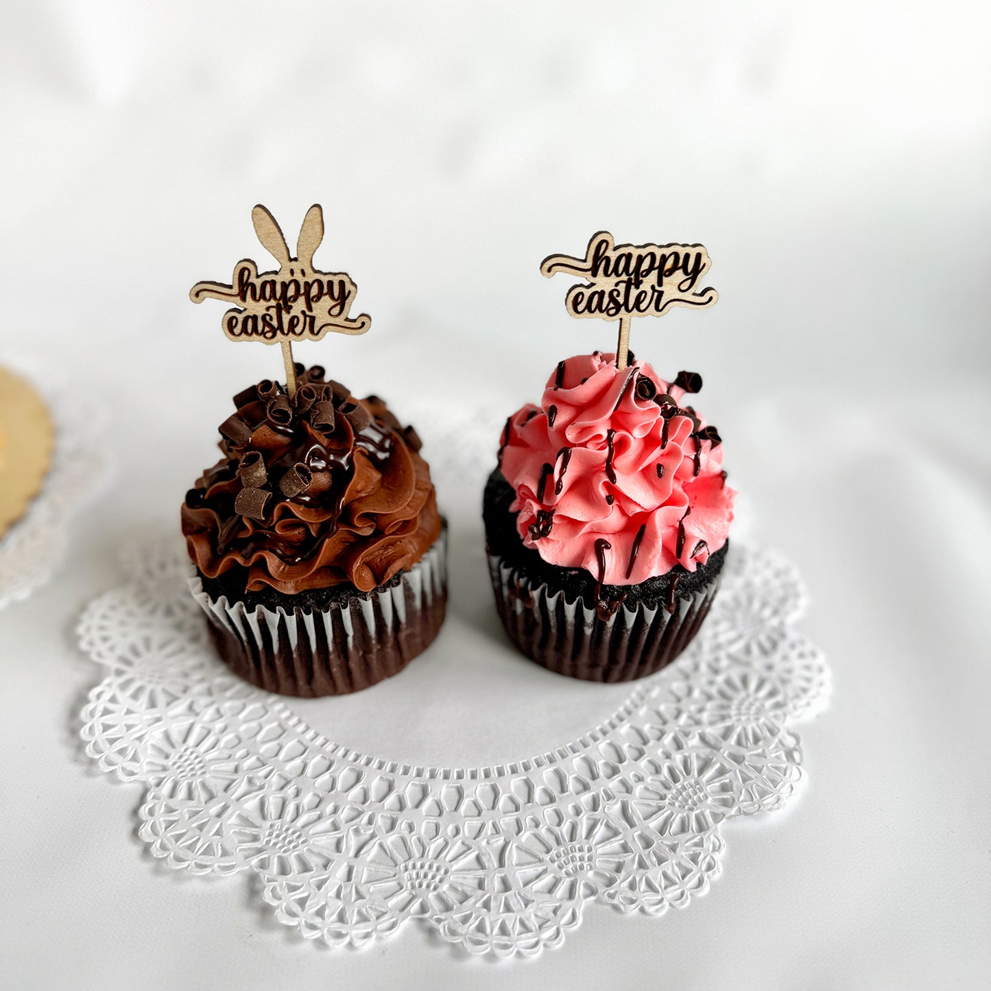 Happy Easter Cake and Cupcake Toppers