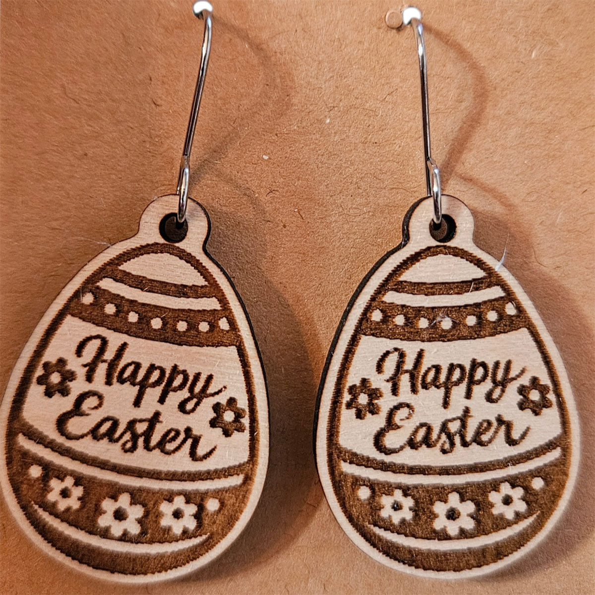 Happy Easter Earrings - Glowforge