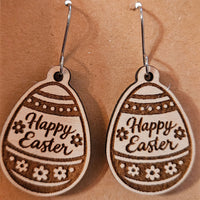 Happy Easter Earrings - Glowforge