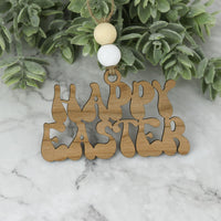 Happy Easter Gift Tag - Retro Easter Gift Tag - Glowforge