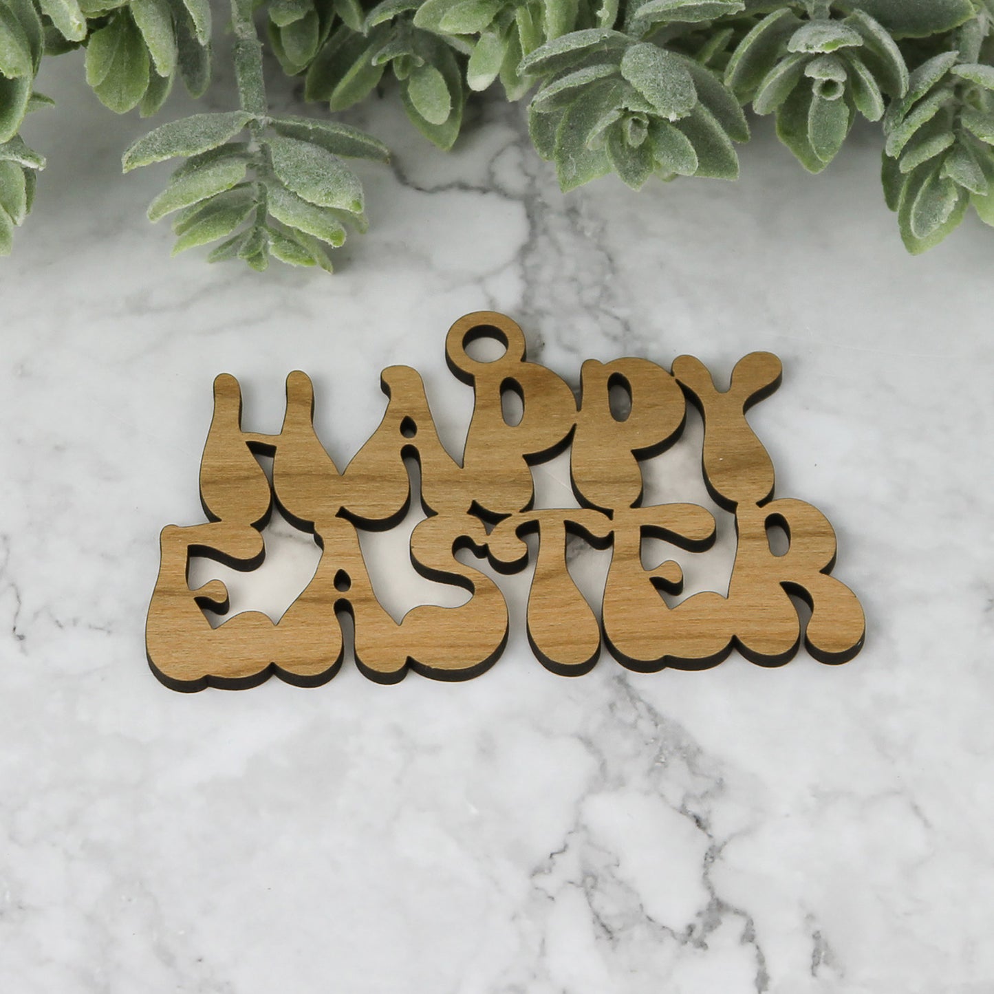 Happy Easter Gift Tag - Retro Easter Gift Tag - Glowforge