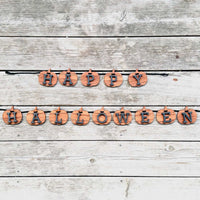 Happy Halloween Pumpkin Garland - Glowforge