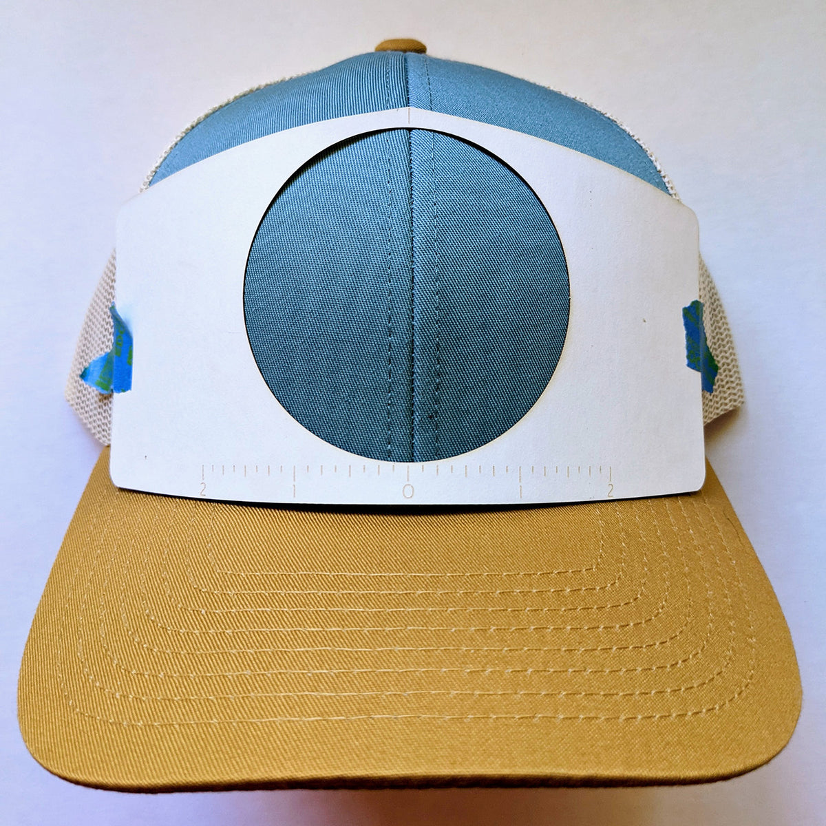 Hat Patch Template - 3" Circle - Glowforge