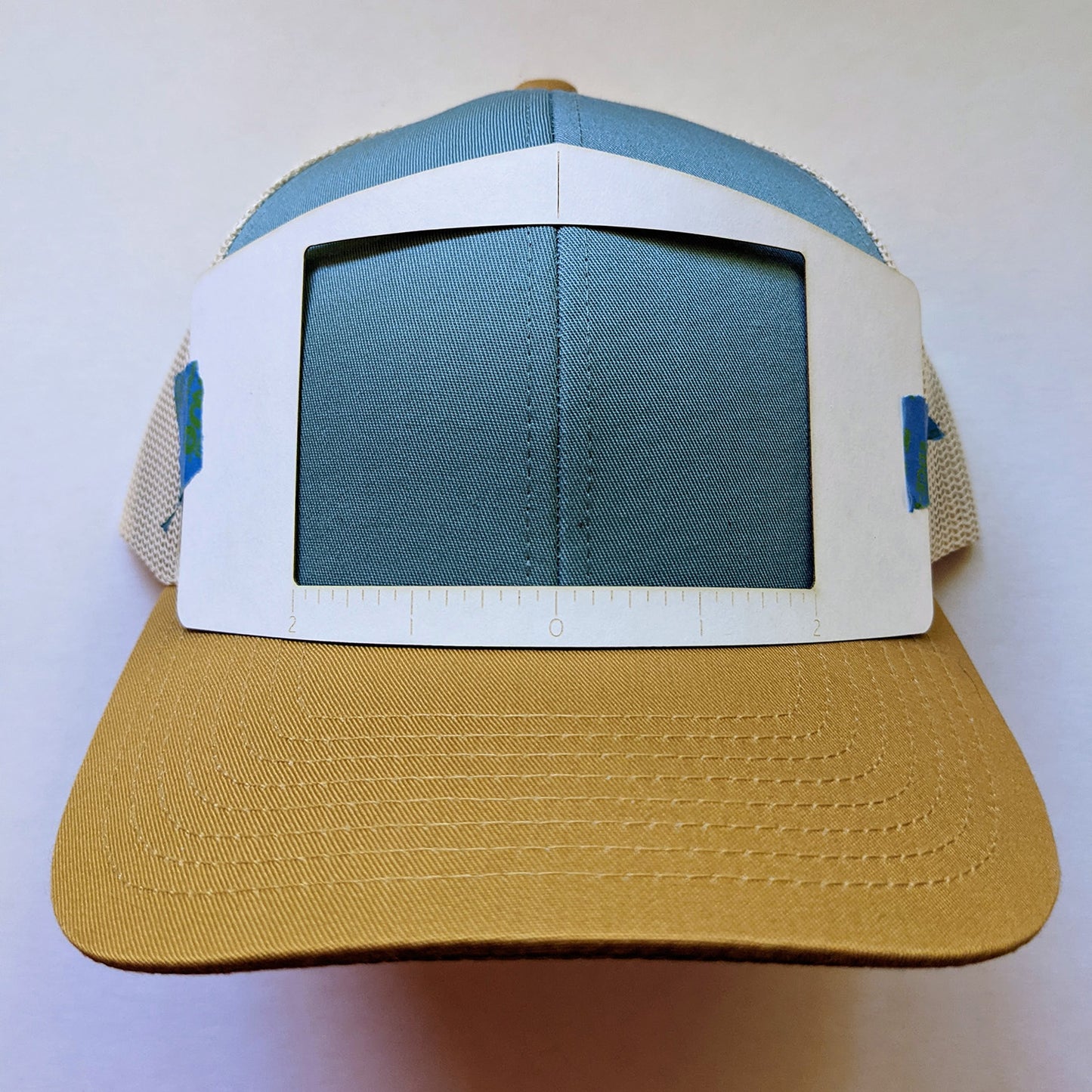 Hat Patch Template - 4" x 2.5" - Glowforge