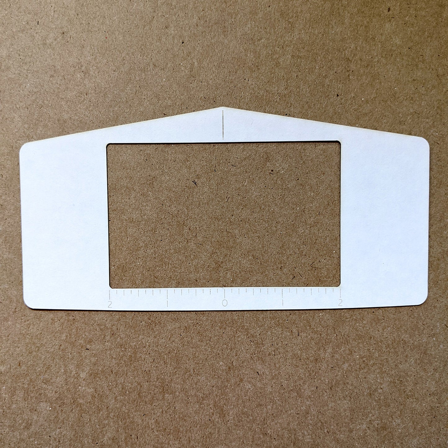 Hat Patch Template - 4" x 2.5" - Glowforge