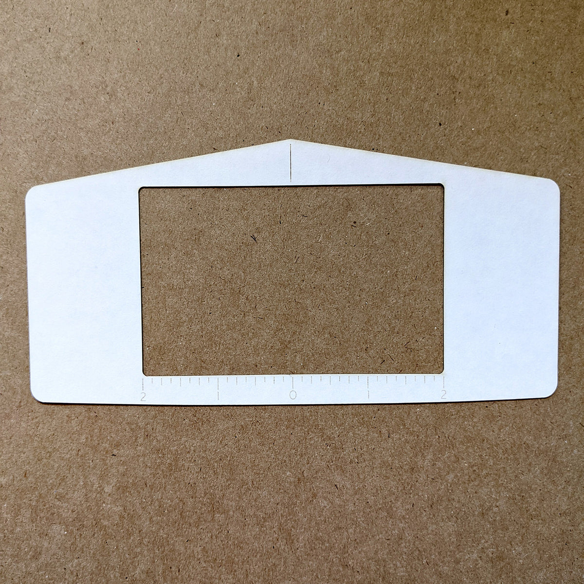 Hat Patch Template - 4" x 2.5" - Glowforge