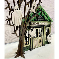 Haunted Halloween Ghost Office - Glowforge