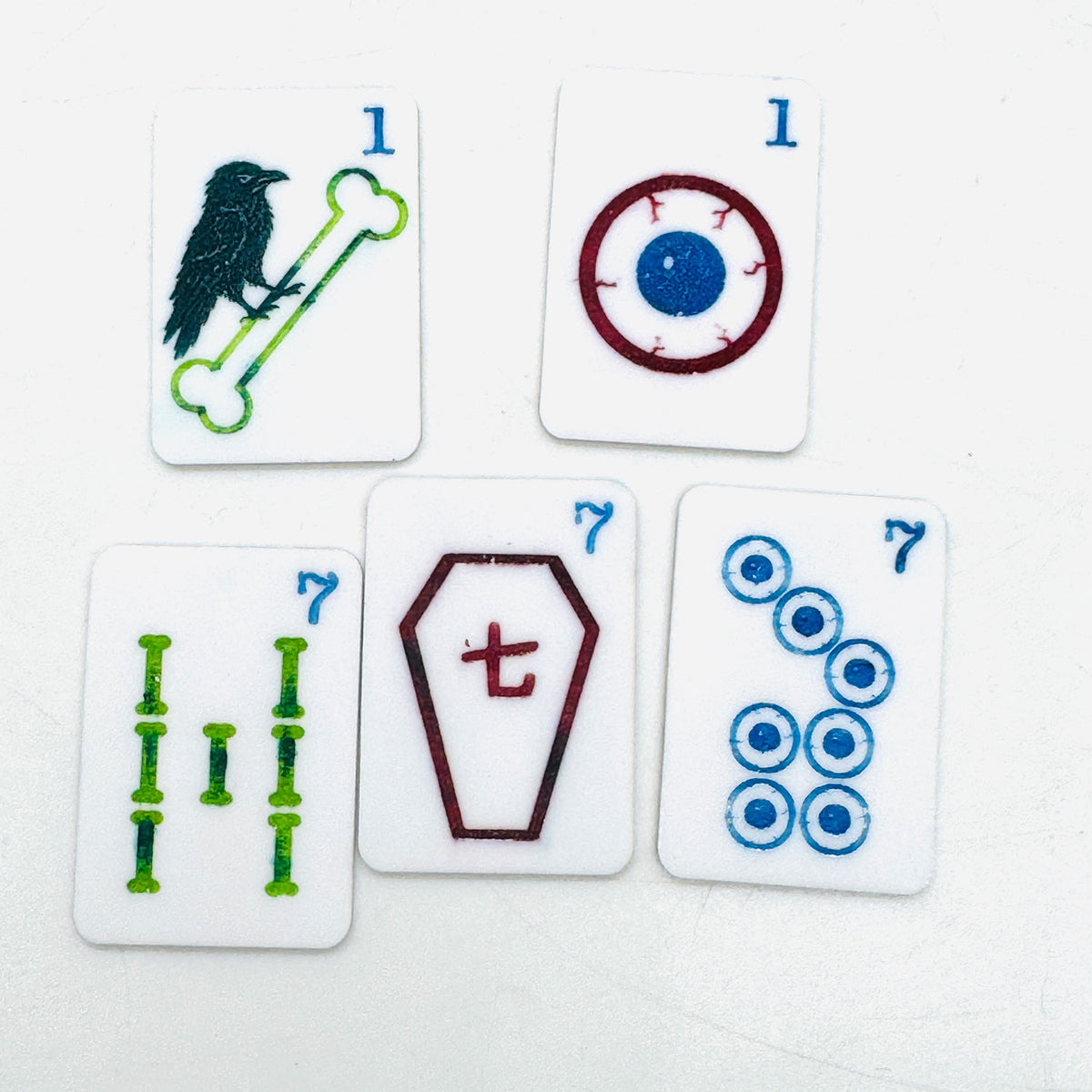Haunted Halloween Mahjong Game Set - Glowforge