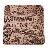 Hawaii Coaster Design - Glowforge
