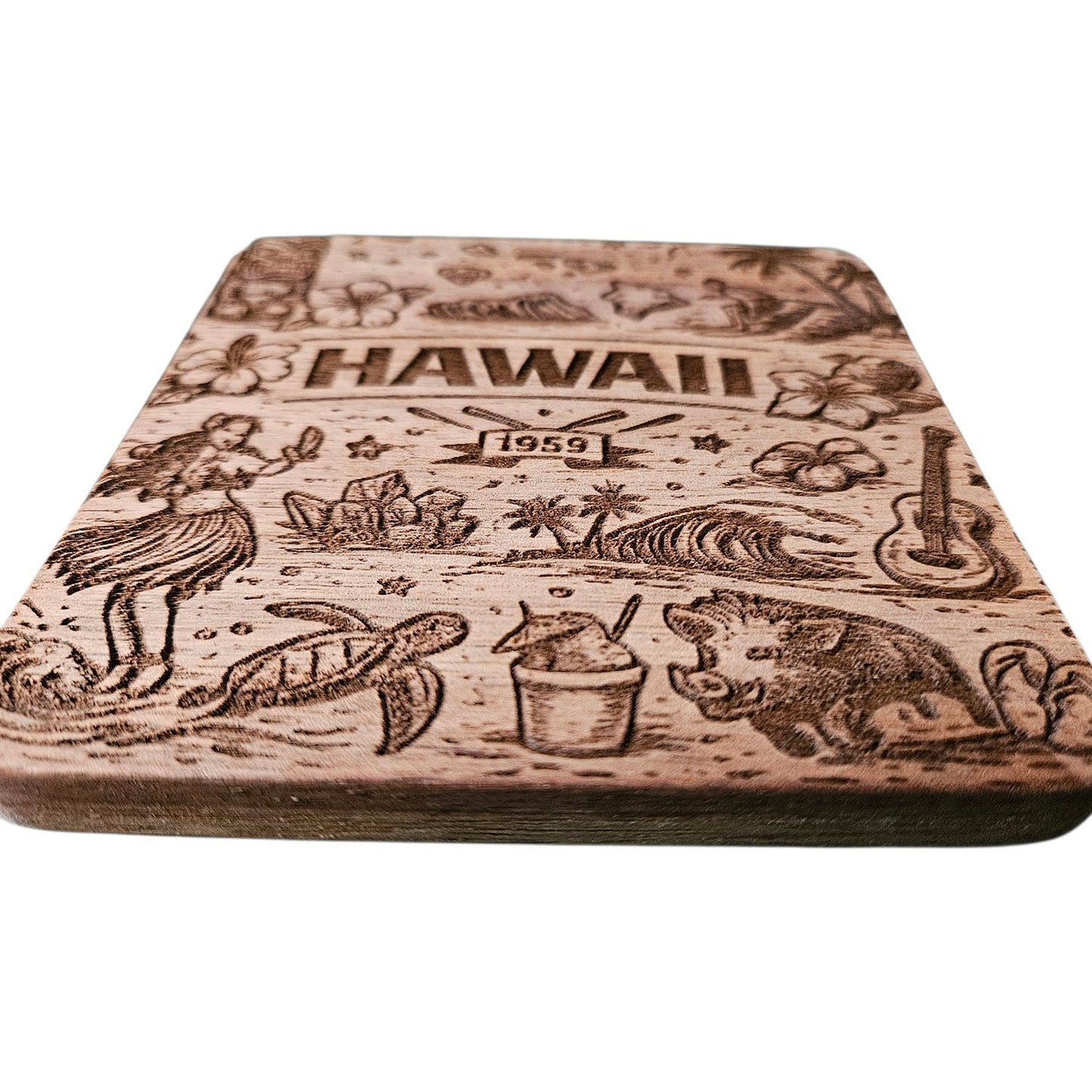 Hawaii Coaster Design - Glowforge