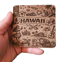 Hawaii Coaster Design - Glowforge