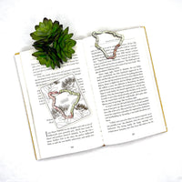 Hawaii Shaped Bookmark with Card Backer - Paperclip - Snack Bag Closure - Glowforge