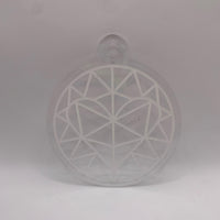 Heart Faux Stained Glass Ornament - Glowforge