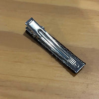 Heart Football Mini Leather Barrette - Glowforge