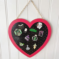 Heart Shaped Earring or Pin Display - Glowforge