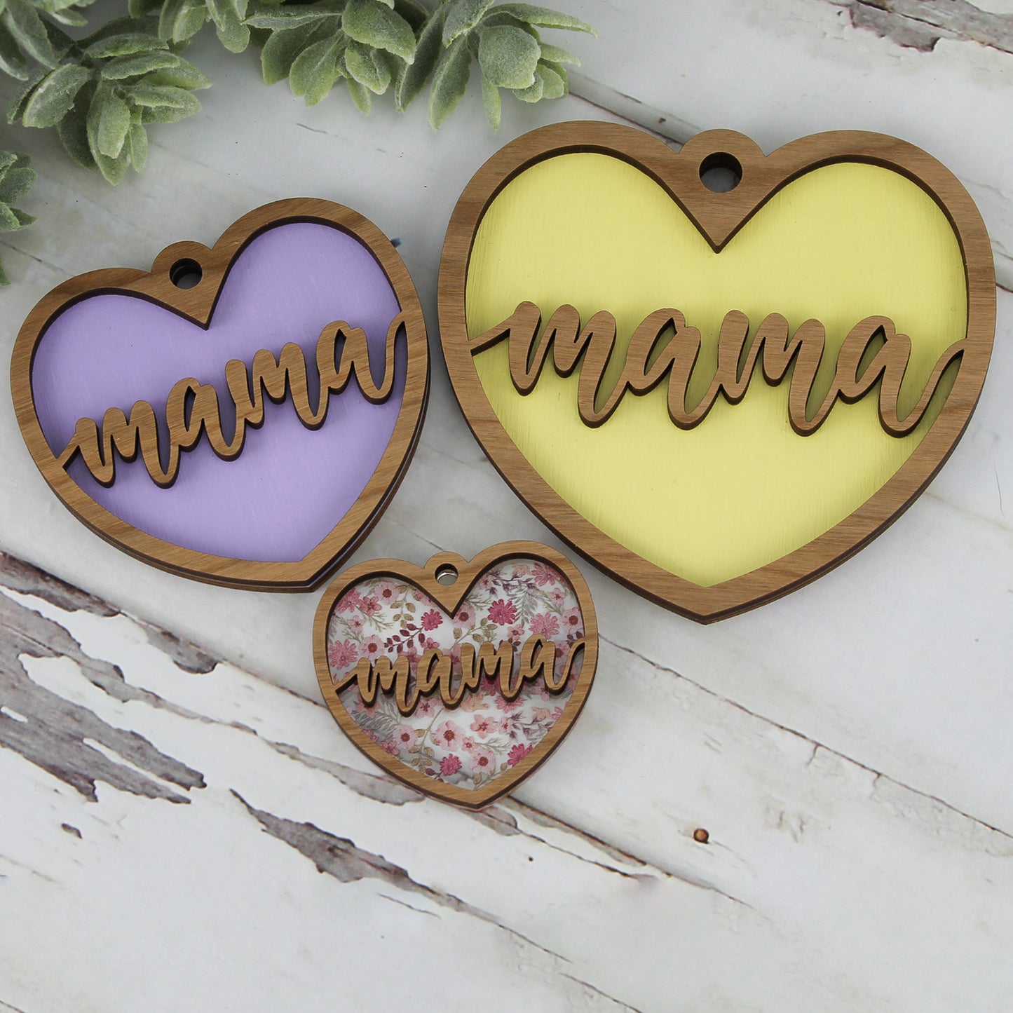 Heart-Shaped Gift Tag for Mama - Mother's Day Gift Tag (Set of 3)