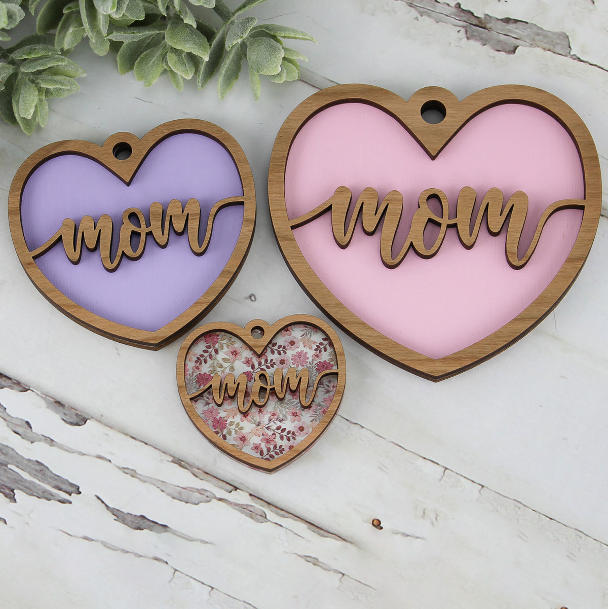 Heart-Shaped Gift Tag for Mom - Mother's Day Gift Tag (Set of 3)