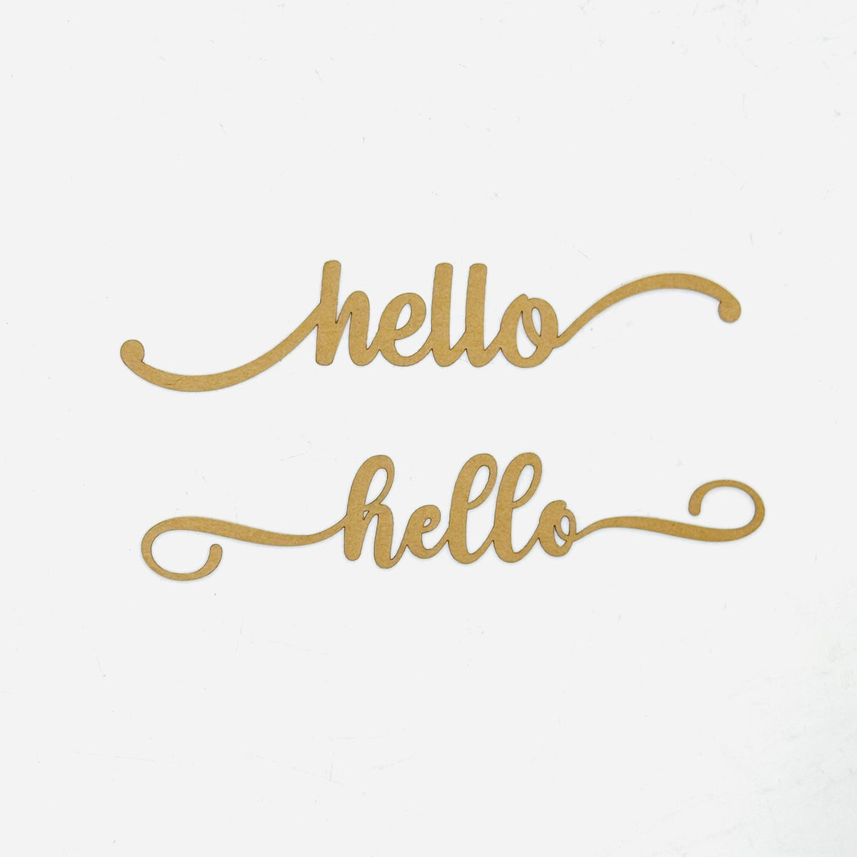 Hello in Script Fonts with Swashes (Set of 5) – Glowforge Shop