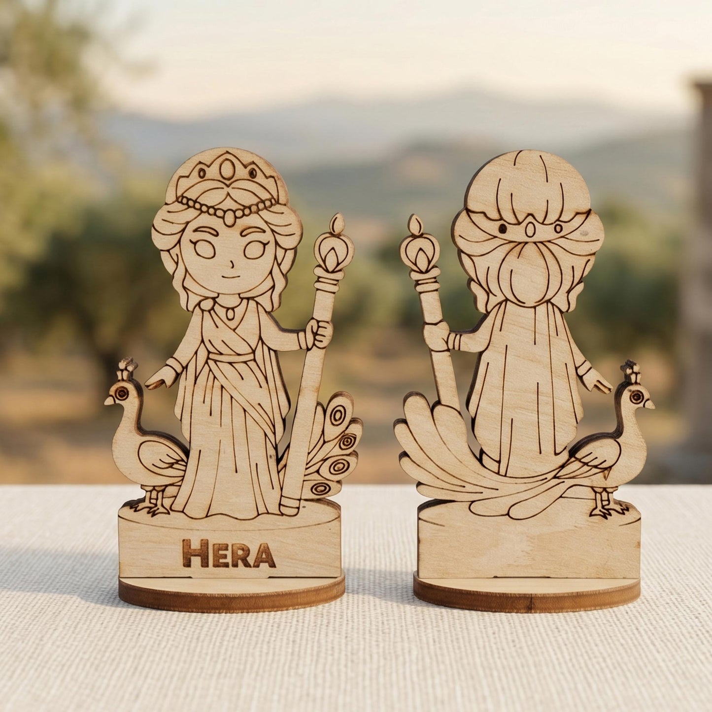 Hera Greek Goddess Tabletop Figurine – Queen of Olympus, Mythology Character - Glowforge