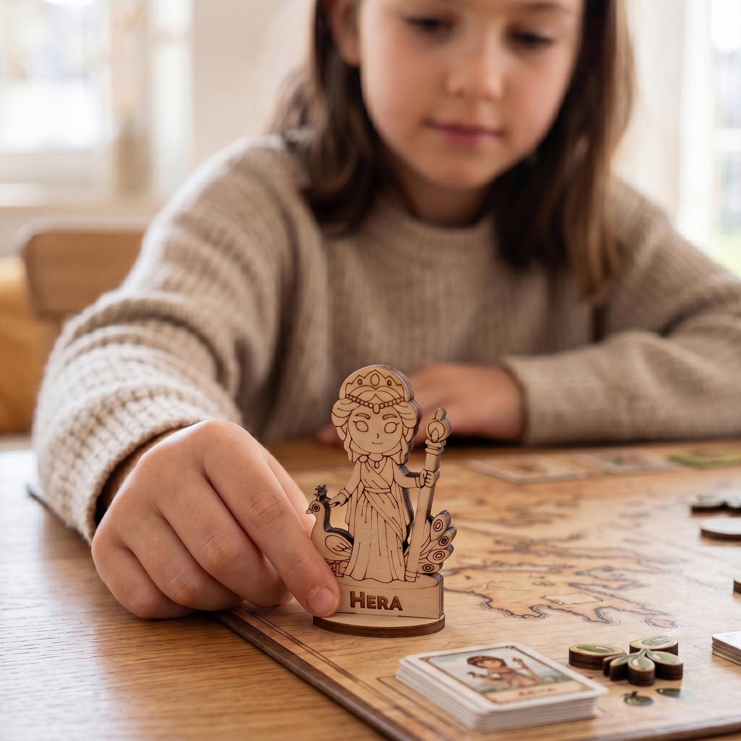 Hera Greek Goddess Tabletop Figurine – Queen of Olympus, Mythology Character - Glowforge