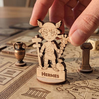 Hermes Greek God Tabletop Figurine – Messenger Deity, Travel & Trade Mythology Character - Glowforge