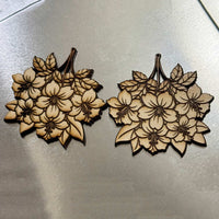 Hibiscus Flower Bouquet Earring- Glowforge