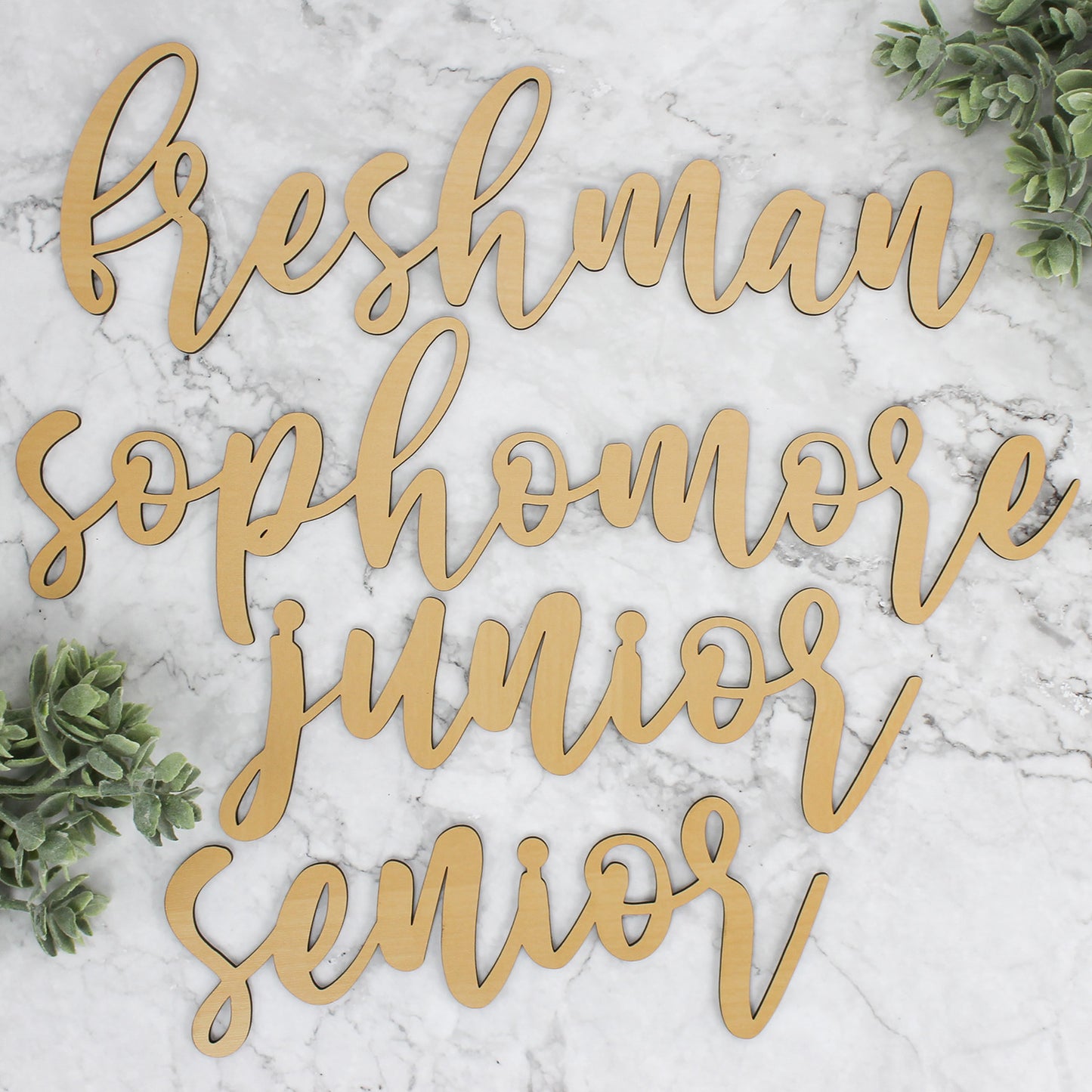 High School or College Photo Props - Freshman through Senior - Glowforge
