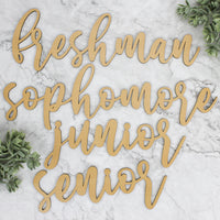 High School or College Photo Props - Freshman through Senior - Glowforge