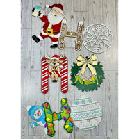 Ho Ho Ho Wall Hanger Christmas Decor - Glowforge