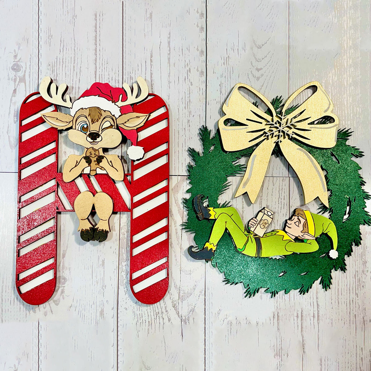 Ho Ho Ho Wall Hanger Christmas Decor - Glowforge