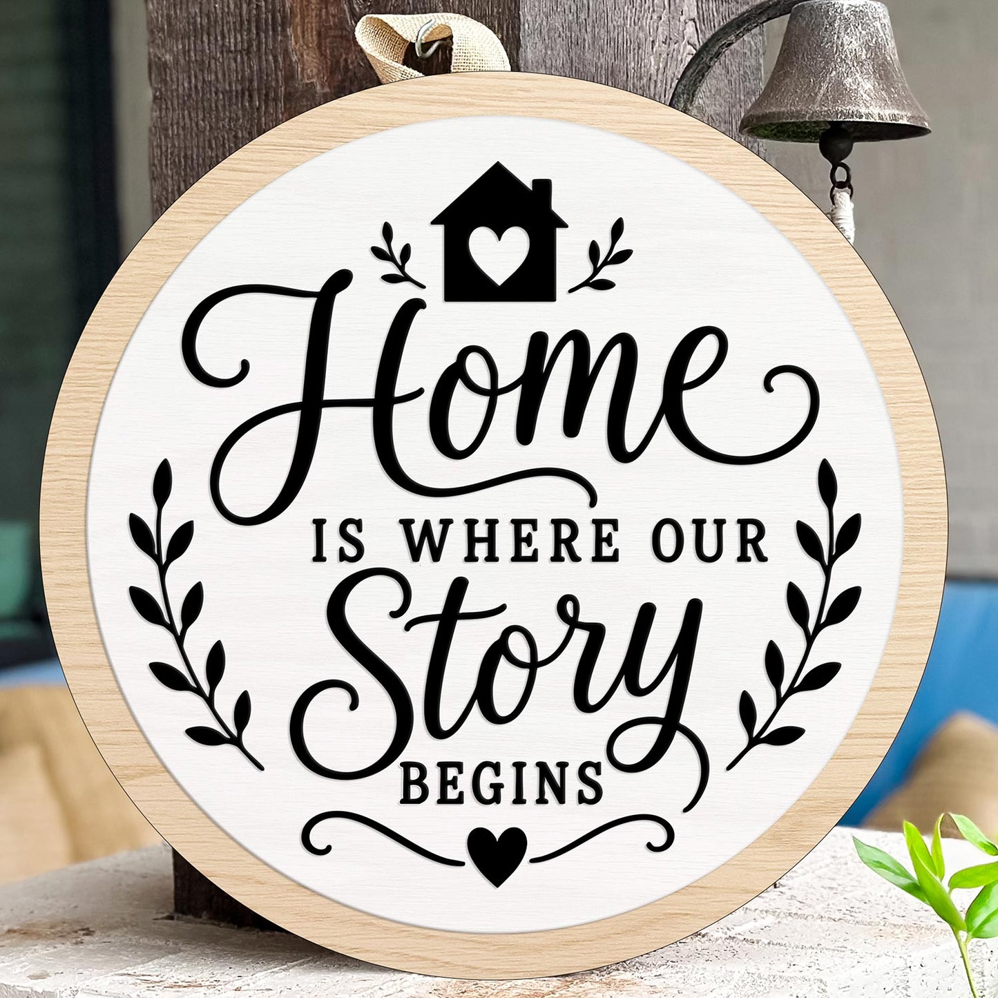 Home Story Door Sign - Glowforge
