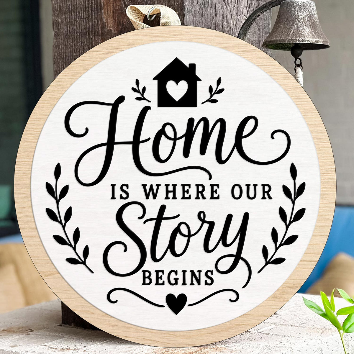 Home Story Door Sign - Glowforge