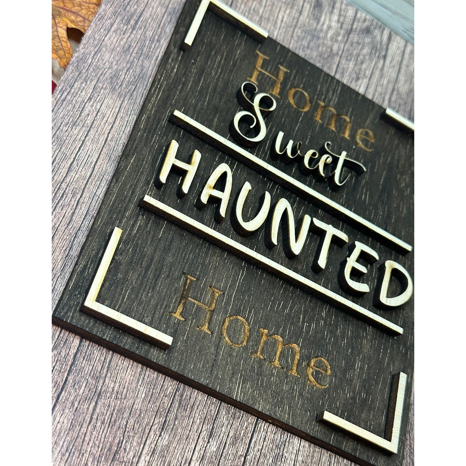 Not Haunted Sign