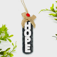 Hope Christmas Car Charm - Glowforge