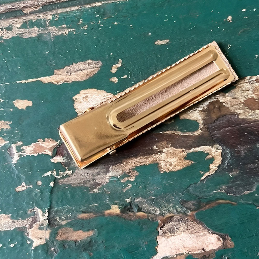 Horse Girl Leather Barrette - Glowforge