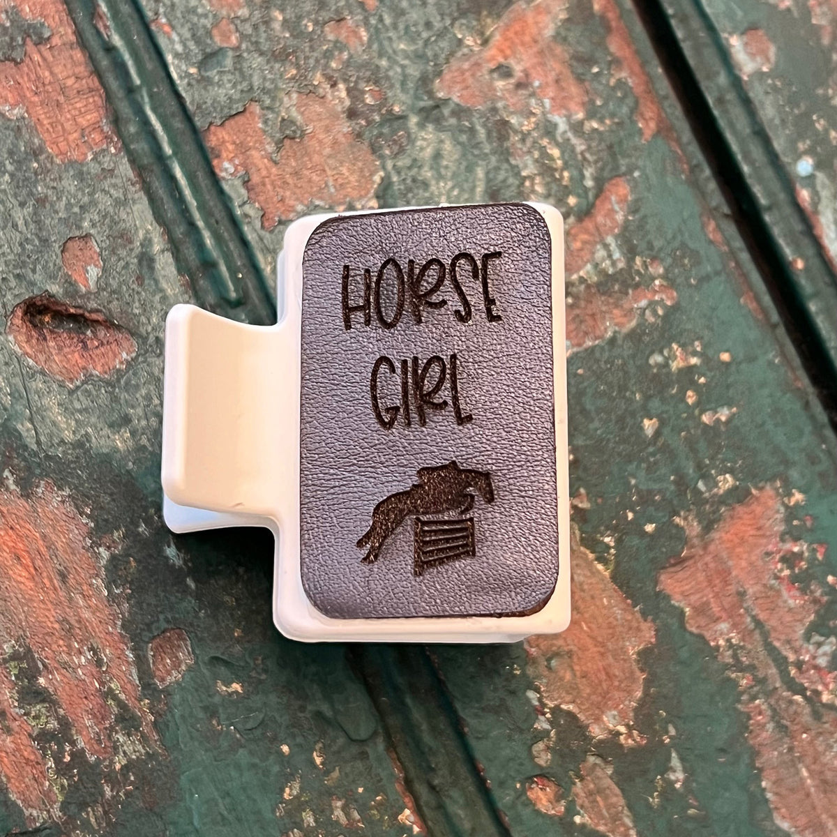 Horse Girl Small Hair Clip - Glowforge