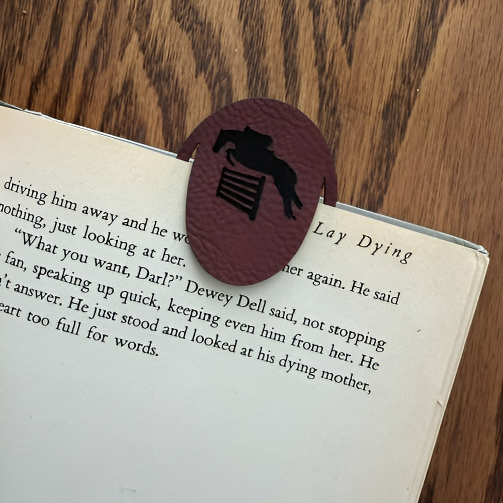Horse Jumping Paperclip/Bookmark (Set of 2) - Glowforge