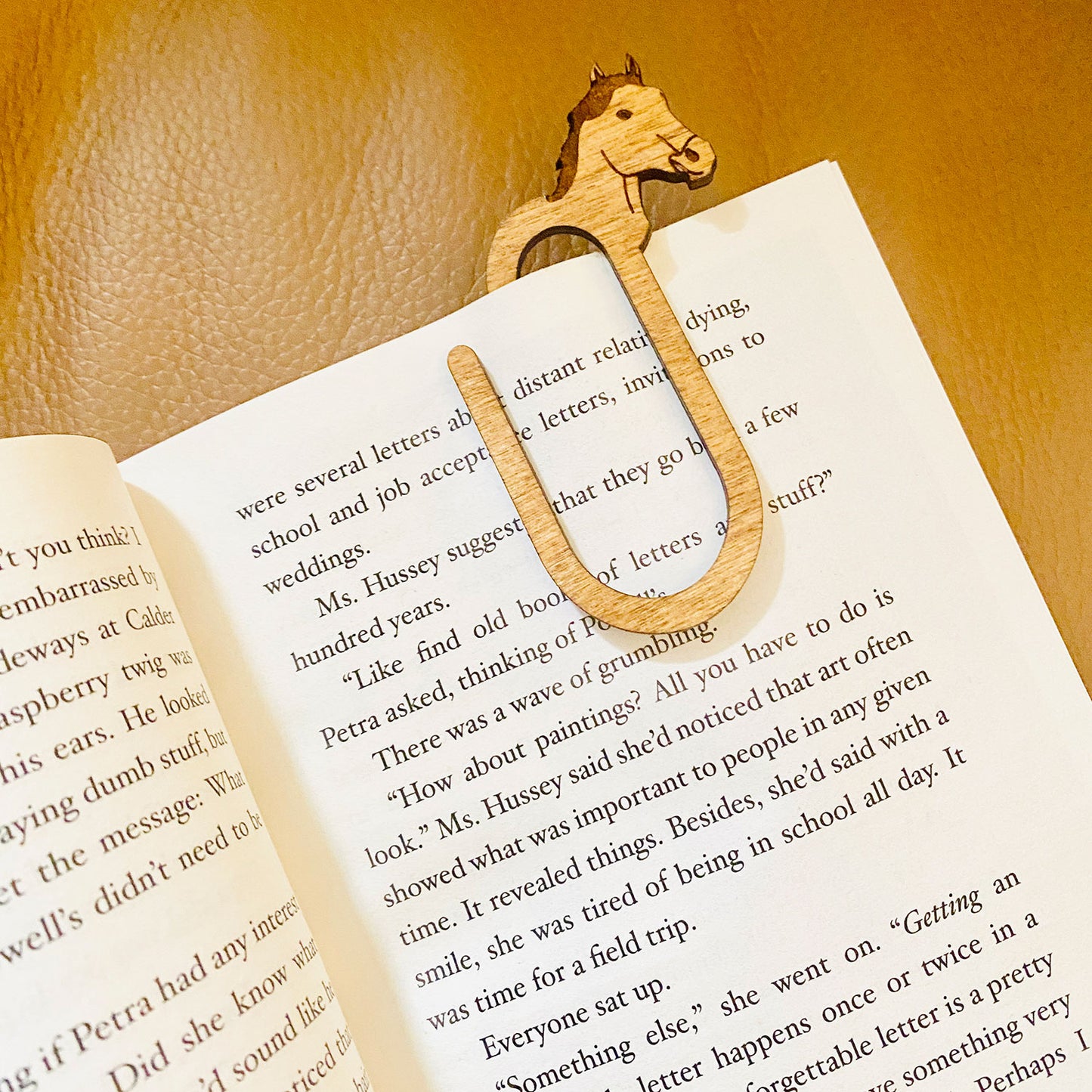 Horse Paperclip Bookmark - Glowforge