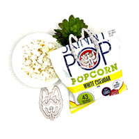 Husky Dog Shaped Bookmark with Card Backer - Paperclip - Snack Bag Closure - Glowforge