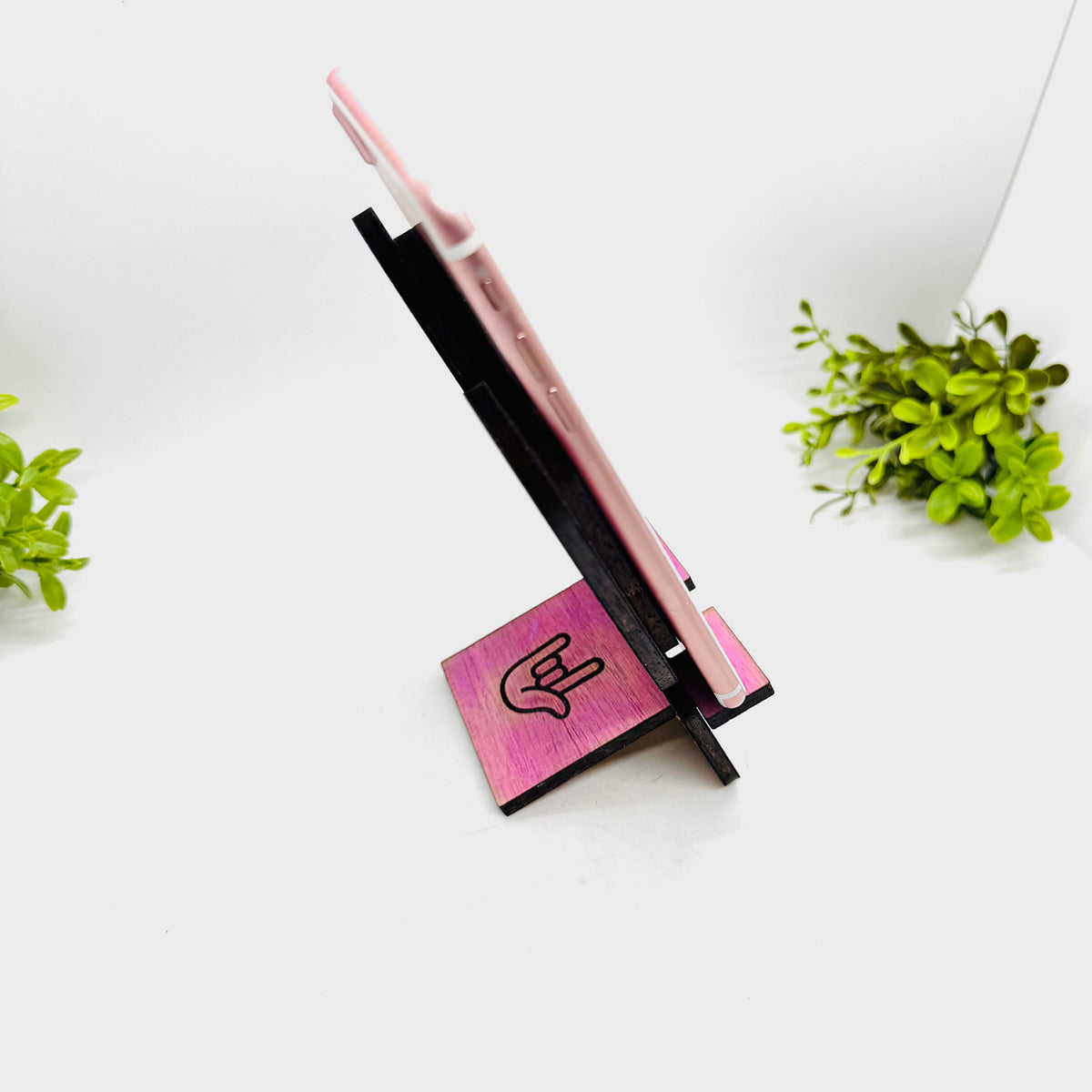 I Love You Layered Hand Phone Stand - Glowforge