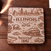 Illinois Coaster Design - Glowforge
