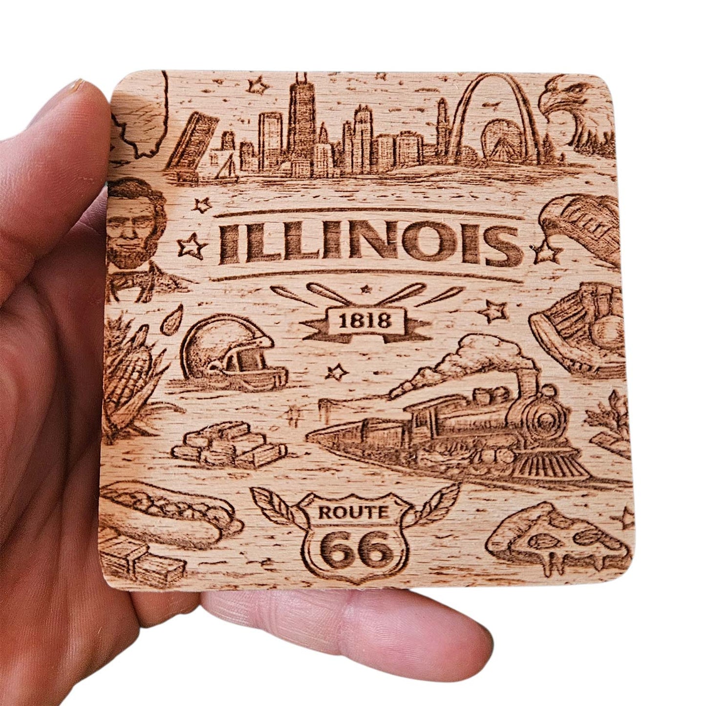 Illinois Coaster Design - Glowforge