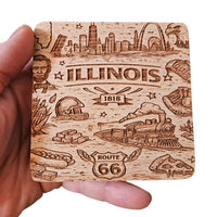 Illinois Coaster Design - Glowforge