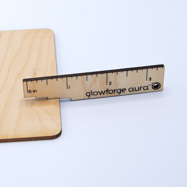 Forge Clip Ruler Mini Material Measuring Ruler (Imperial) – Glowforge Shop