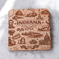 Indiana Coaster Design - Glowforge