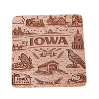 Iowa Coaster Design - Glowforge