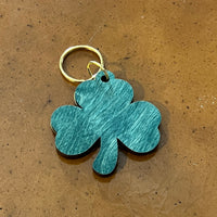 Irish Luck Swing Out Shamrock Keychain