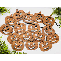 Jack O’ Lantern Garland Halloween Pumpkin Faces - Glowforge