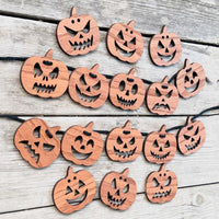 Jack O’ Lantern Garland Halloween Pumpkin Faces - Glowforge