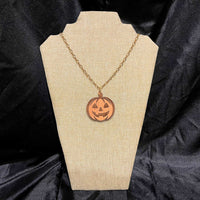 Jack-O-Lantern Necklace Pendant - Glowforge